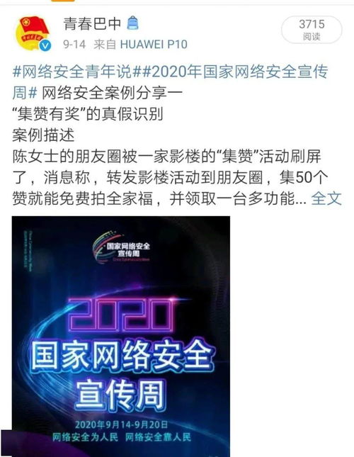 2020網安周巴中青少年日 筑牢網絡安全防線，培育未來技術先鋒